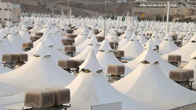 Mina’nın klimalı beyaz çadırları